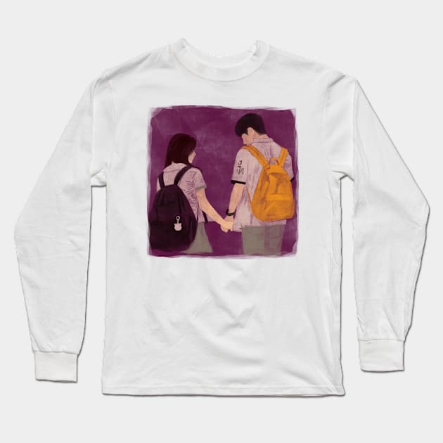 18 Again FANART 08 Long Sleeve T-Shirt by Giullia - Yeppeunyeppeun Art